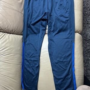 Dri works jogging pants size large good condition navy blue wicking fabric